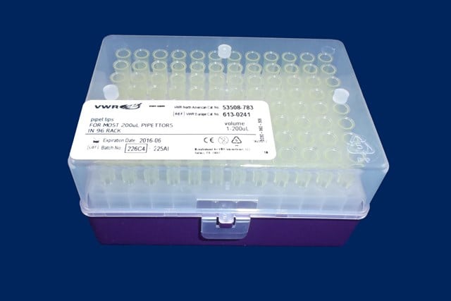 Micro-Pipette tips 200ul 96pk