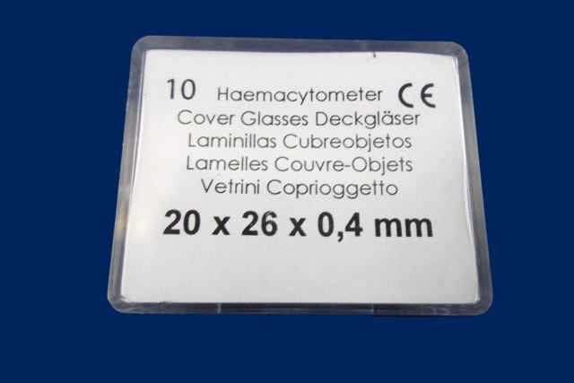 Haemocytometer Cover Glass 10pk