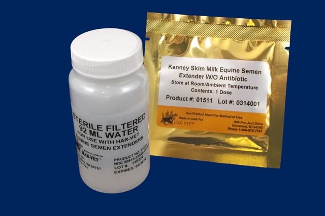 Equine Semen Extender without antibiotic (+92ml water)